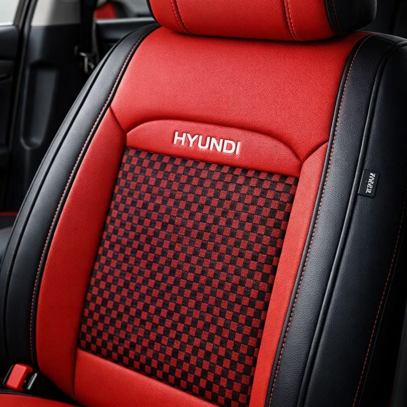 Funda Universal para Auto OverDrive en Cuero Legítimo con AirBag + REGALOS: Alfombra de Cuero y Funda para Volante