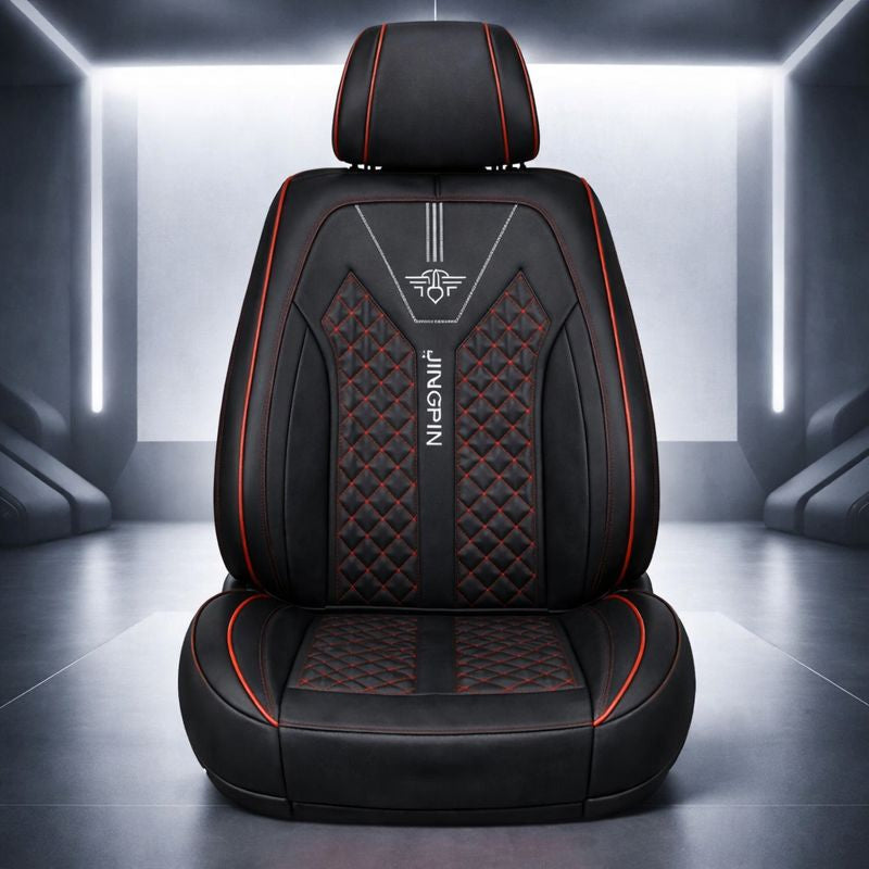Funda para Auto Revox Universal en Cuero Legítimo con Airbag Integrado + REGALO: Alfombra y Funda para Volante