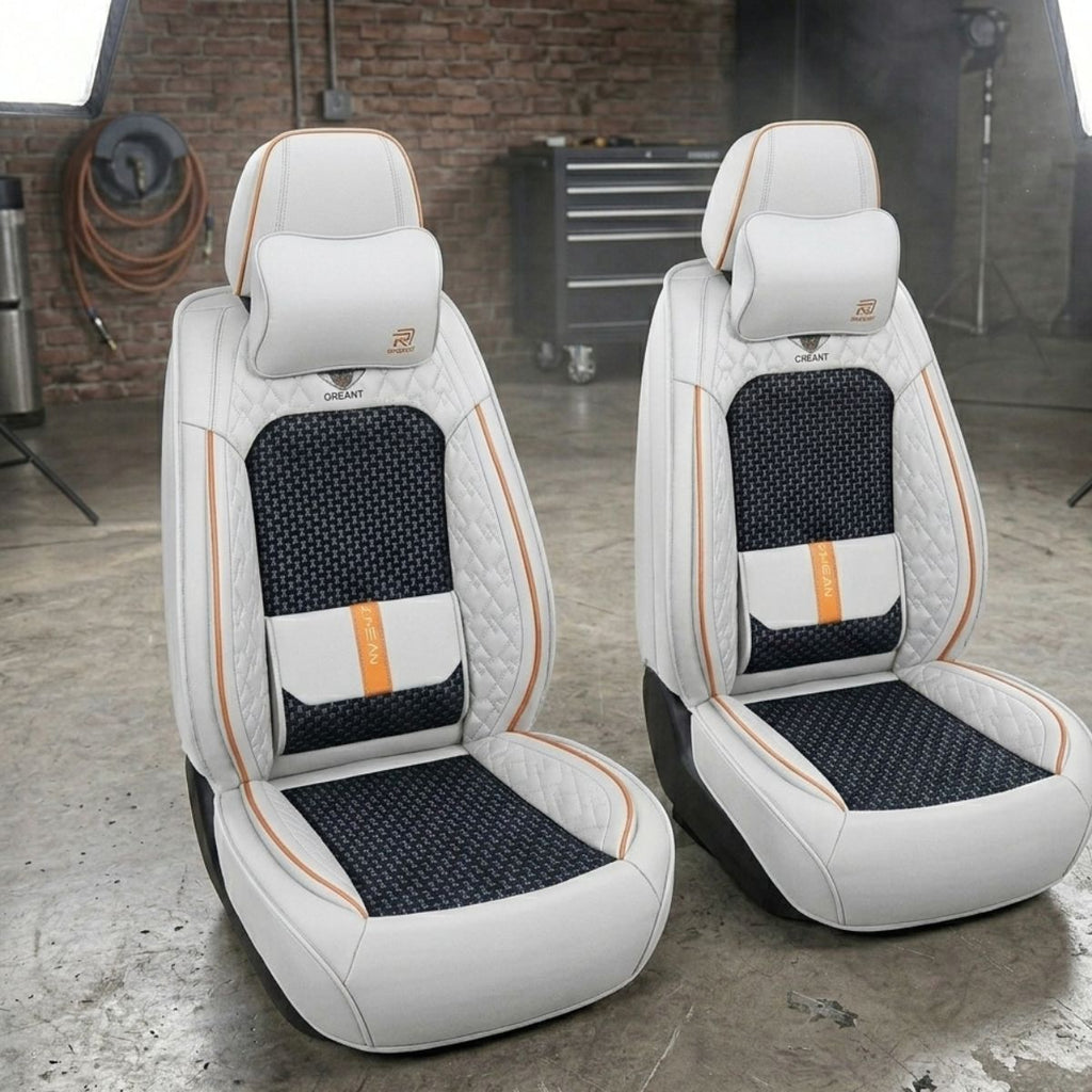 Cubre Auto Universal Axon en Cuero Legítimo con Airbag + REGALOS: Alfombra de Cuero y Funda de Volante