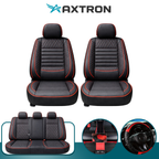 Funda de Auto Universal Regent en Cuero Legítimo con Airbag + REGALOS: Alfombra de Cuero y Funda de Volante