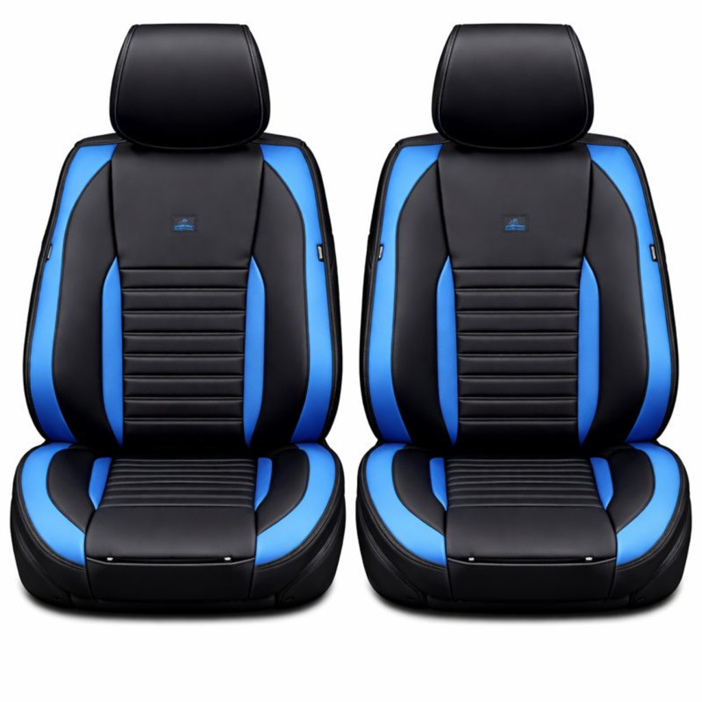 Funda para Auto Booster Universal en Cuero Legítimo con Airbag Incorporado + REGALO: Alfombra y Funda para Volante