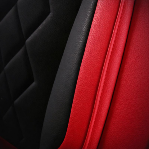 Funda para Auto Honor Universal en Cuero Legítimo con Airbag Integrado + REGALO: Alfombra y Funda para Volante